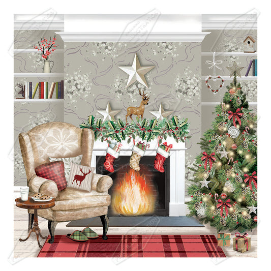 00029754DEV - Deva Evans is represented by Pure Art Licensing Agency - Christmas Greeting Card Design