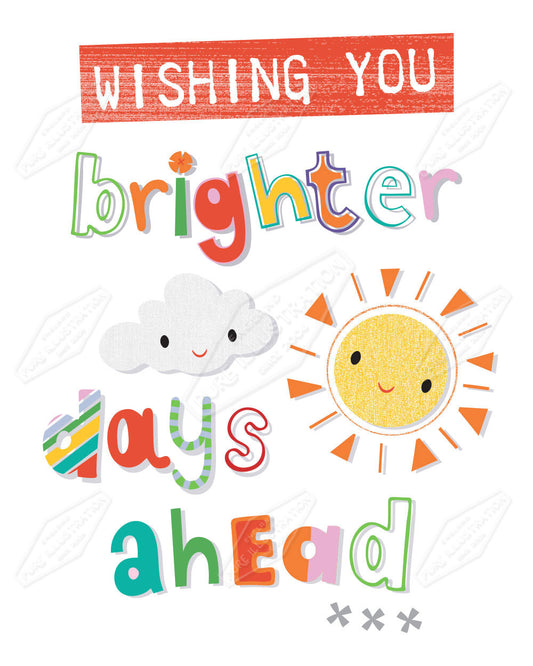 Wishing You Brighter Days Ahead Design by Gill Eggleston for Pure Art Licensing Agency & Surface Design Studio