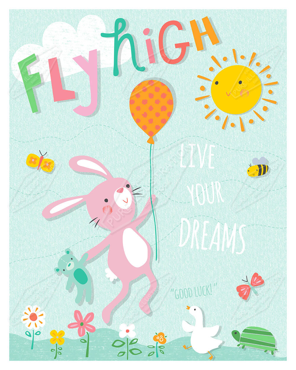 Good Luck Children's Design by Gill Eggleston for Pure Art Licensing Agency & Surface Design Studio