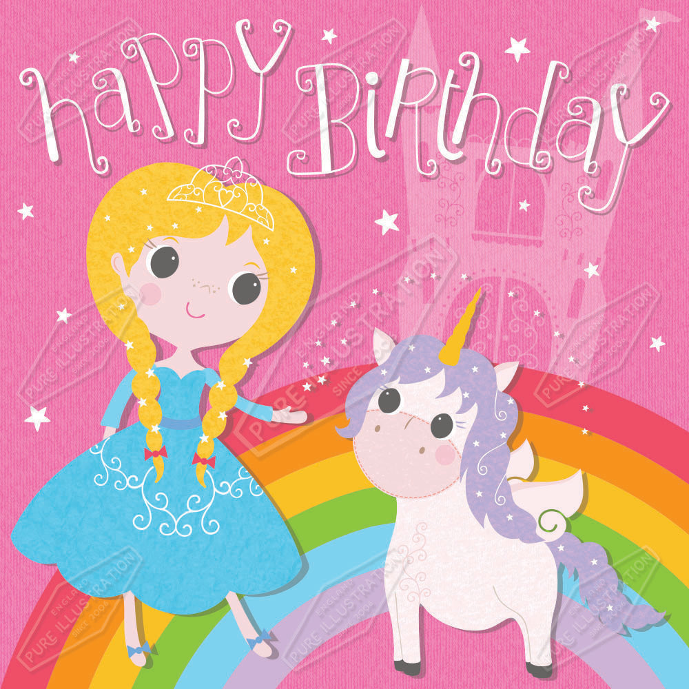 Fairy Unicorn Birthday Design by Victoria Marks for Pure Art Licensing Agency & Surface Design Studio