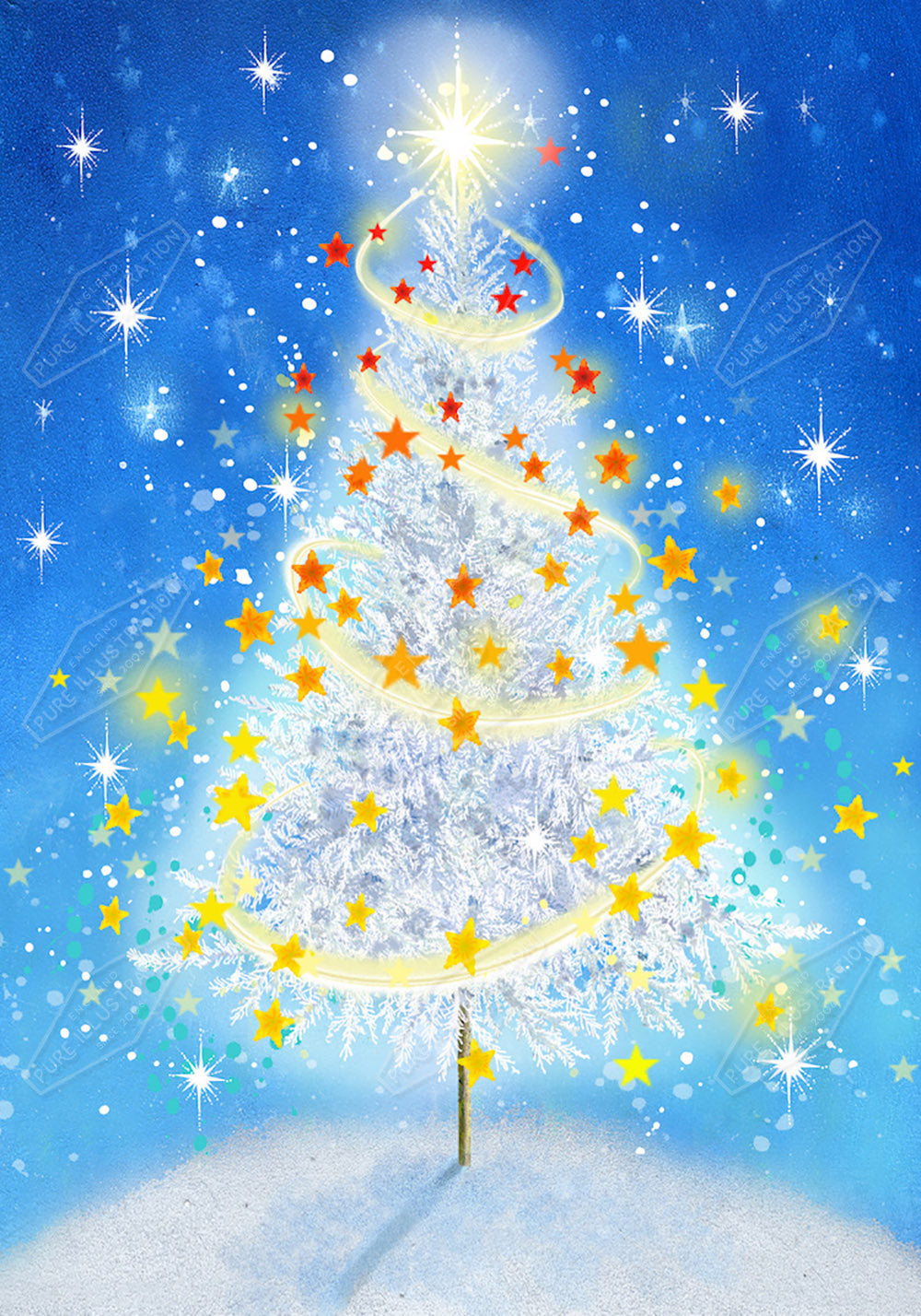 00029888JPA- Jan Pashley is represented by Pure Art Licensing Agency - Christmas Greeting Card Design
