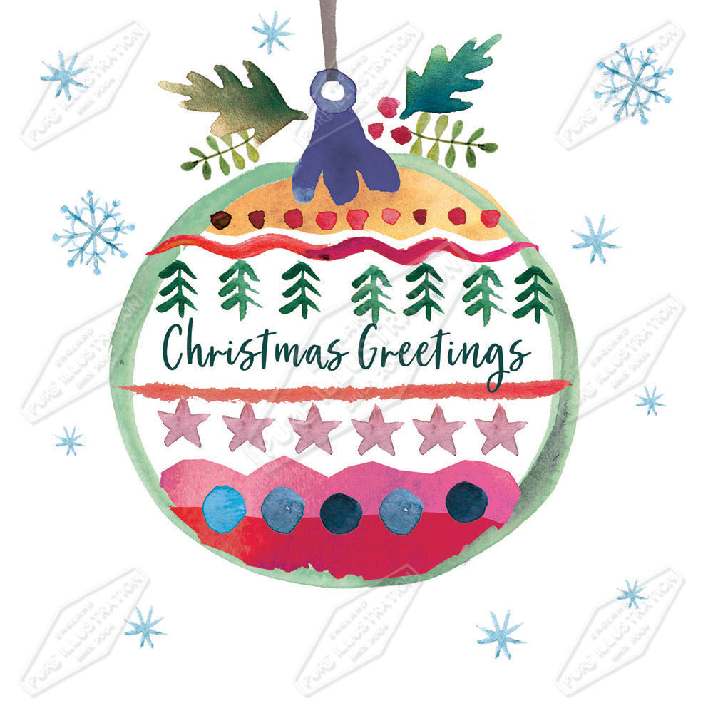 00029935DEV - Deva Evans is represented by Pure Art Licensing Agency - Christmas Greeting Card Design