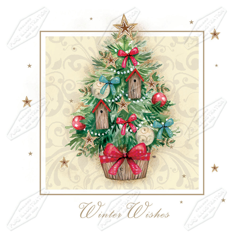 00029942DEV - Deva Evans is represented by Pure Art Licensing Agency - Christmas Greeting Card Design
