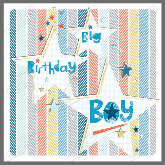 Birthday Boy Stars Design by Sarah Lake for Pure Art Licensing Agency & Surface Design Studio