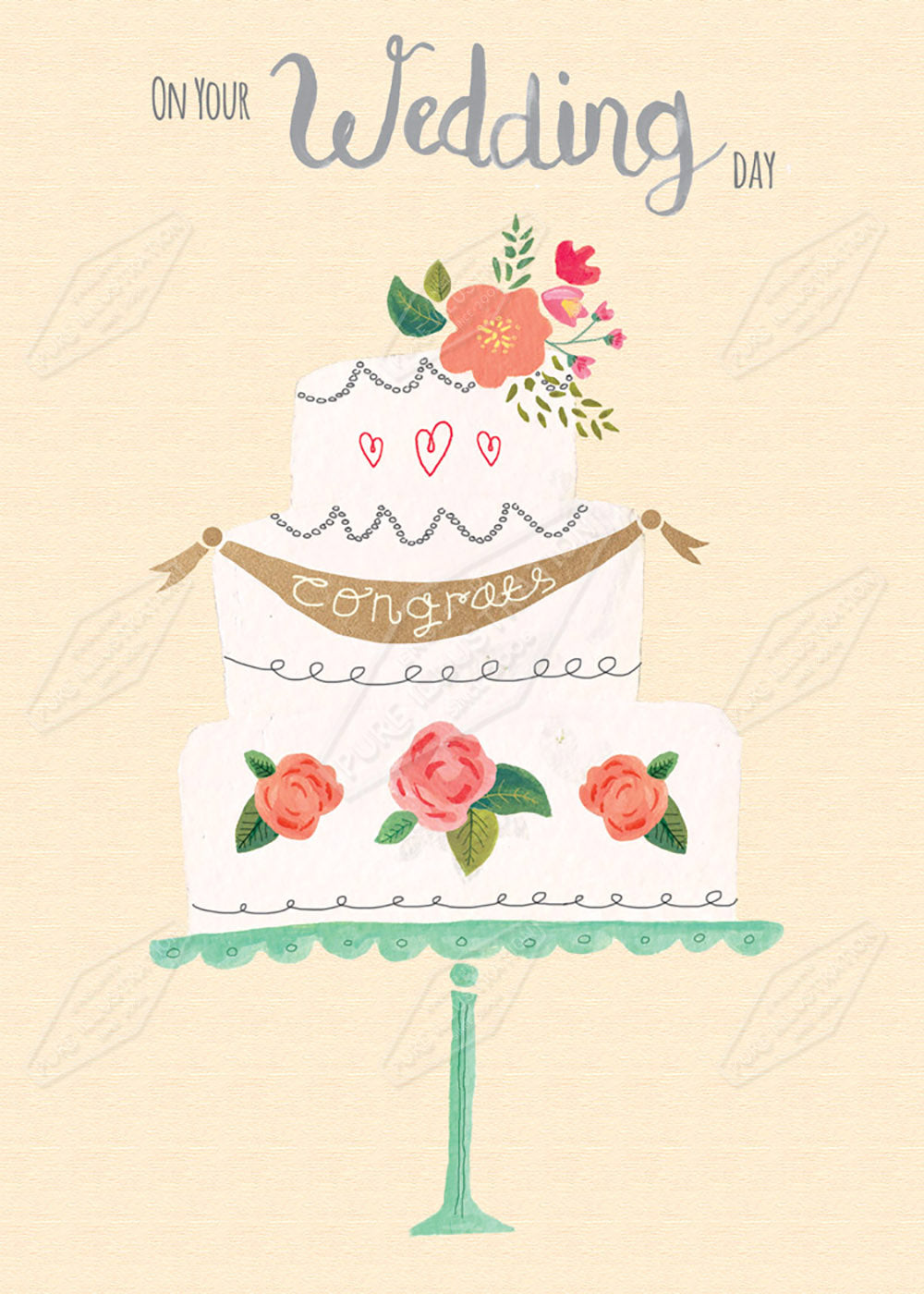 Wedding Cake by Cory Reid for Pure Art Licensing Agency & Surface Design Studio