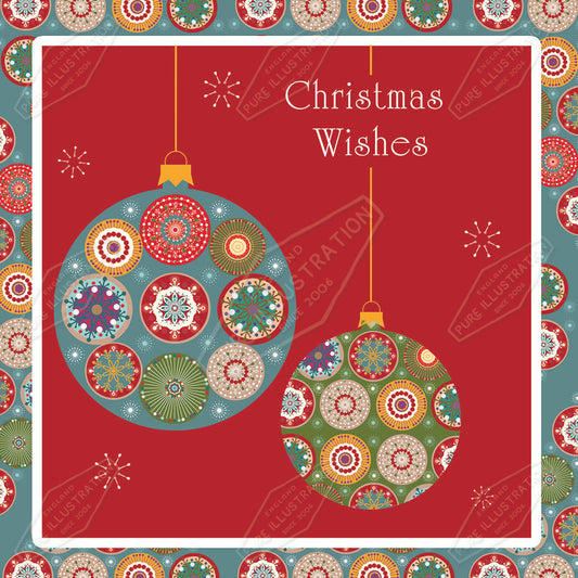 00030137KSP- Kerry Spurling is represented by Pure Art Licensing Agency - Christmas Greeting Card Design