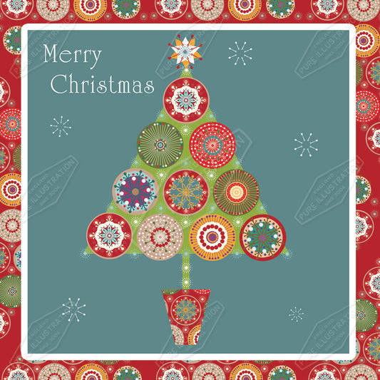 00030138KSP- Kerry Spurling is represented by Pure Art Licensing Agency - Christmas Greeting Card Design