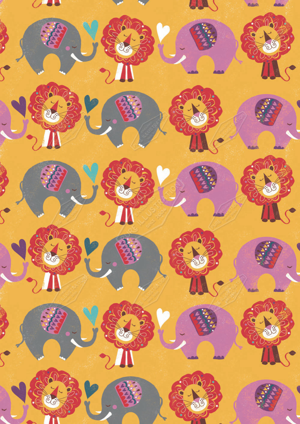 00030155KSP- Kerry Spurling is represented by Pure Art Licensing Agency - Birthday Pattern Design