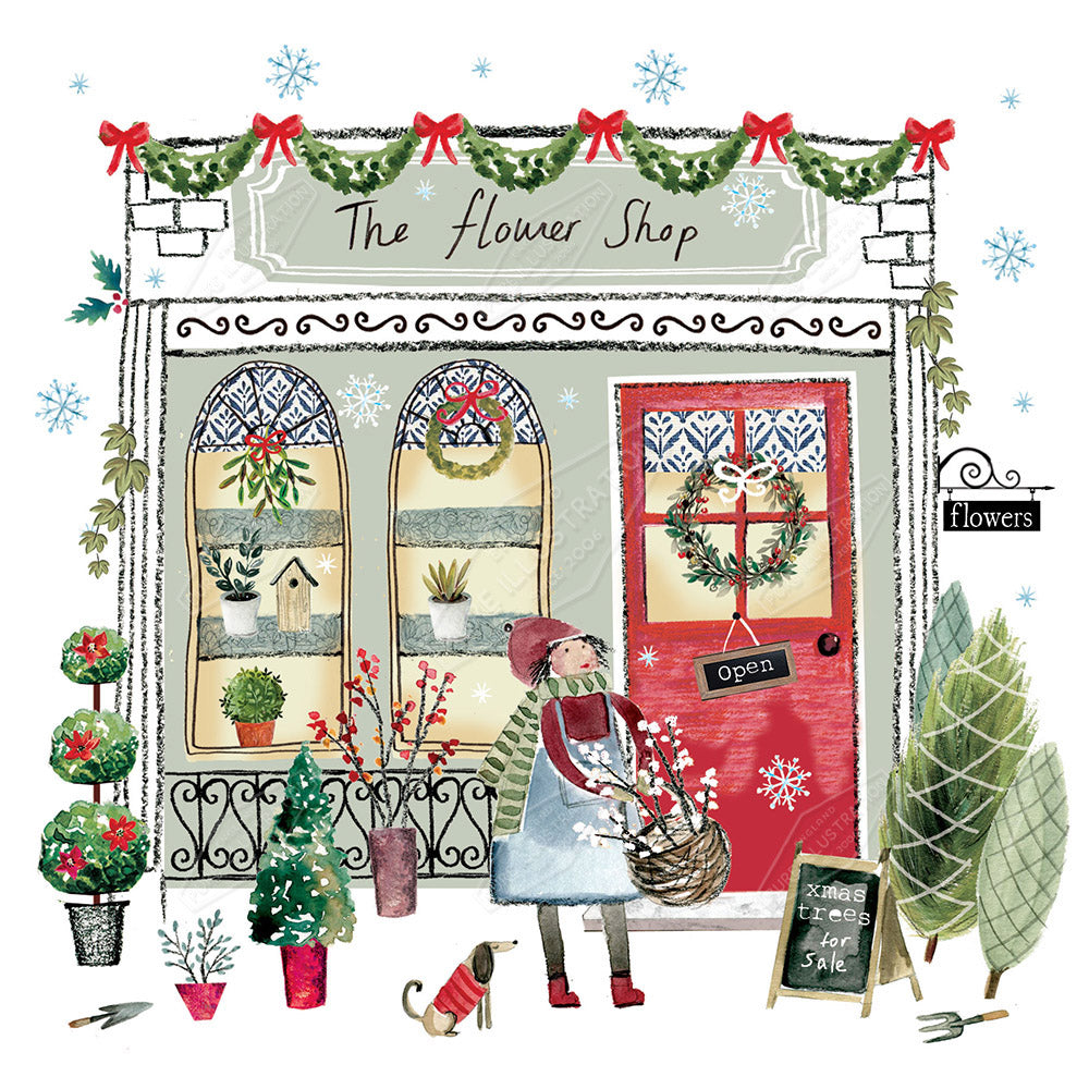 00030166DEV - Deva Evans is represented by Pure Art Licensing Agency - Christmas Greeting Card Design