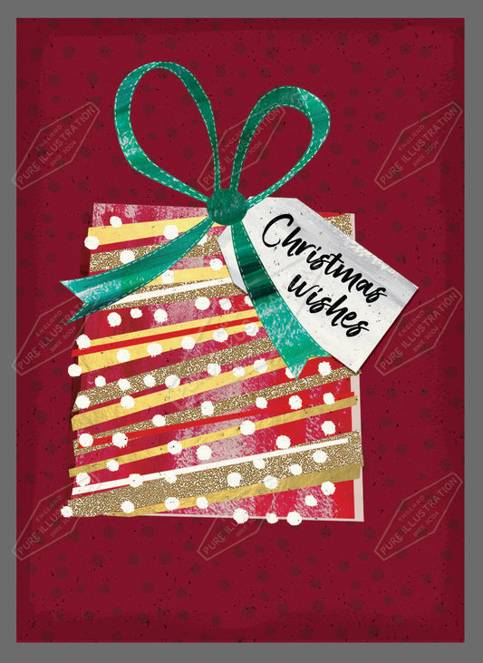 00030176SLA- Sarah Lake is represented by Pure Art Licensing Agency - Christmas Greeting Card Design