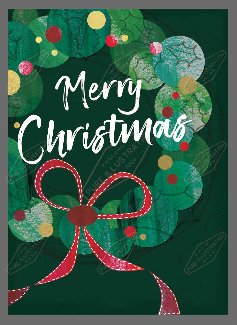 00030181SLA- Sarah Lake is represented by Pure Art Licensing Agency - Christmas Greeting Card Design