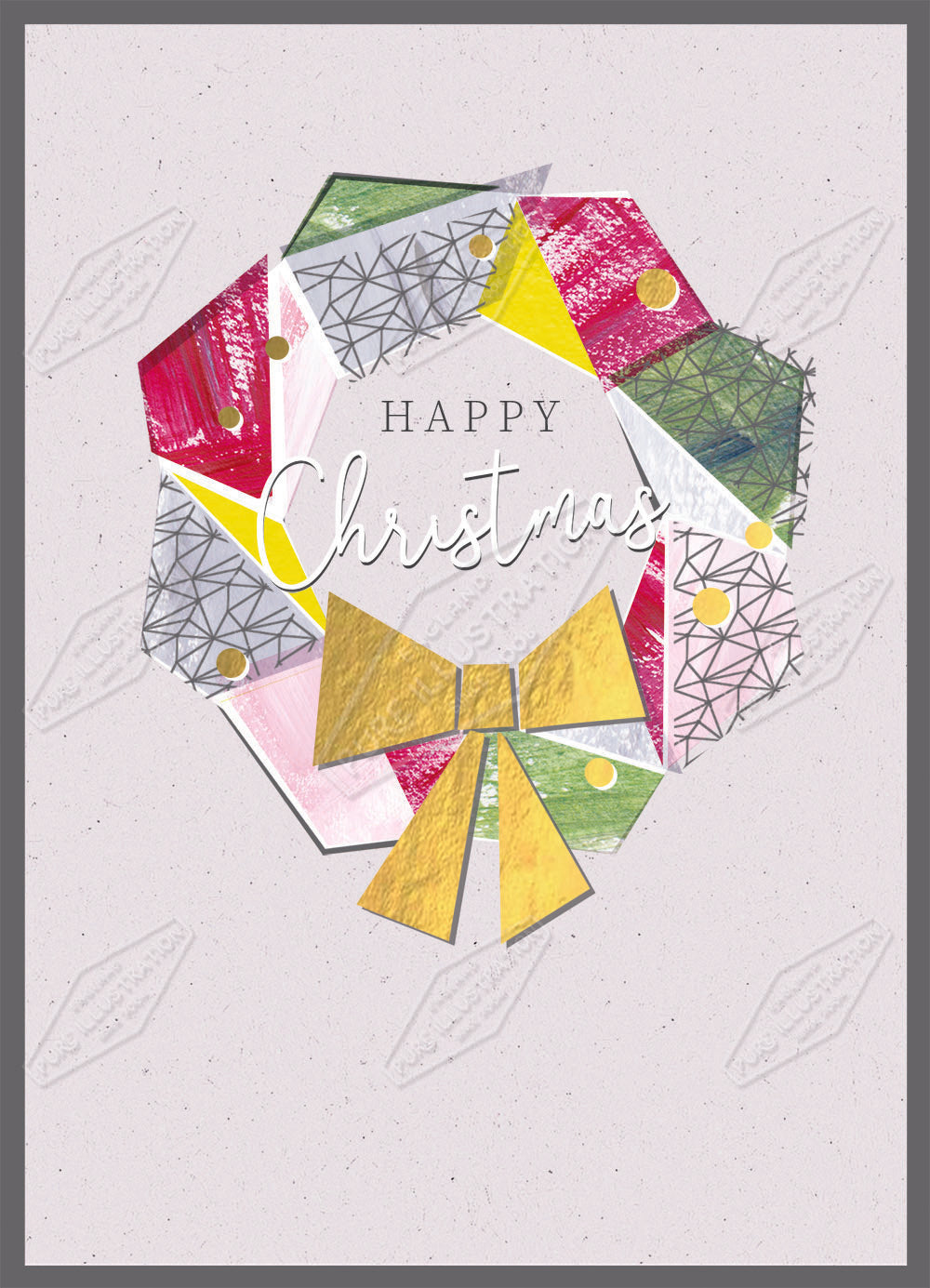 00030189SLA- Sarah Lake is represented by Pure Art Licensing Agency - Christmas Greeting Card Design