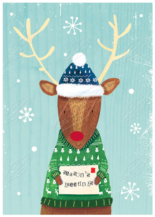Cute Christmas Reindeer by Cory Reid for Pure Art Licensing Agency & Surface Design Studio