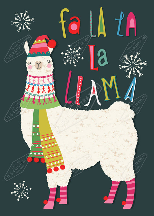 LLama Christmas Design by Pure Art Licensing Agency & Surface Design Studio