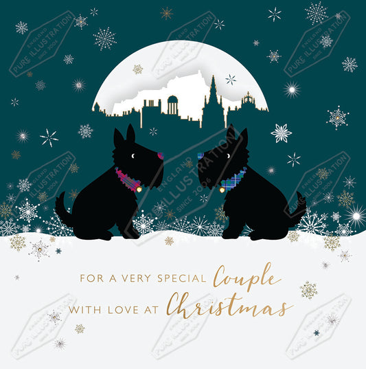 00032034KSP- Kerry Spurling is represented by Pure Art Licensing Agency - Christmas Greeting Card Design