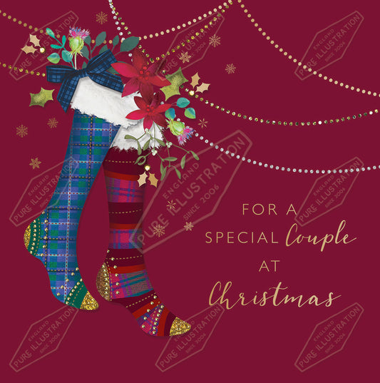 00032036KSP- Kerry Spurling is represented by Pure Art Licensing Agency - Christmas Greeting Card Design