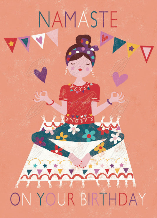 00032044KSP- Kerry Spurling is represented by Pure Art Licensing Agency - Birthday Greeting Card Design