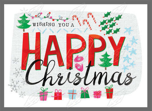 00032052SLA- Sarah Lake is represented by Pure Art Licensing Agency - Christmas Greeting Card Design