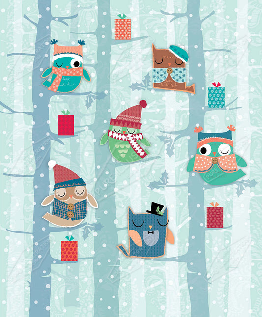 00032072AMC - Amanda McDonough is represented by Pure Art Licensing Agency - Christmas Greeting Card Design