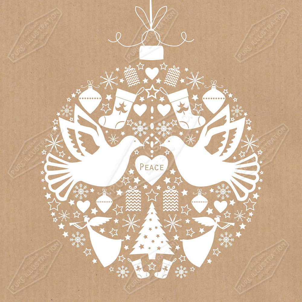 00032091AMC - Amanda McDonough is represented by Pure Art Licensing Agency - Christmas Greeting Card Design