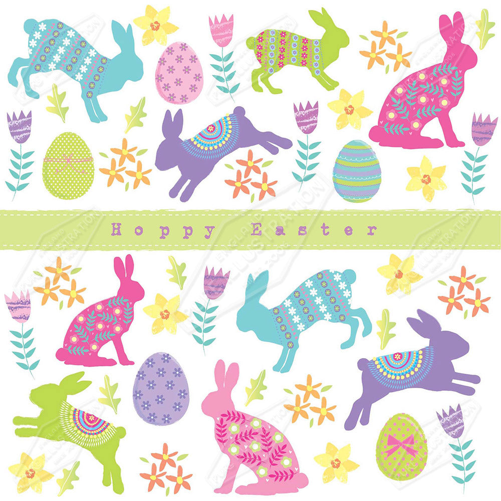 00032092AMC - Amanda McDonough is represented by Pure Art Licensing Agency - Easter Greeting Card Design