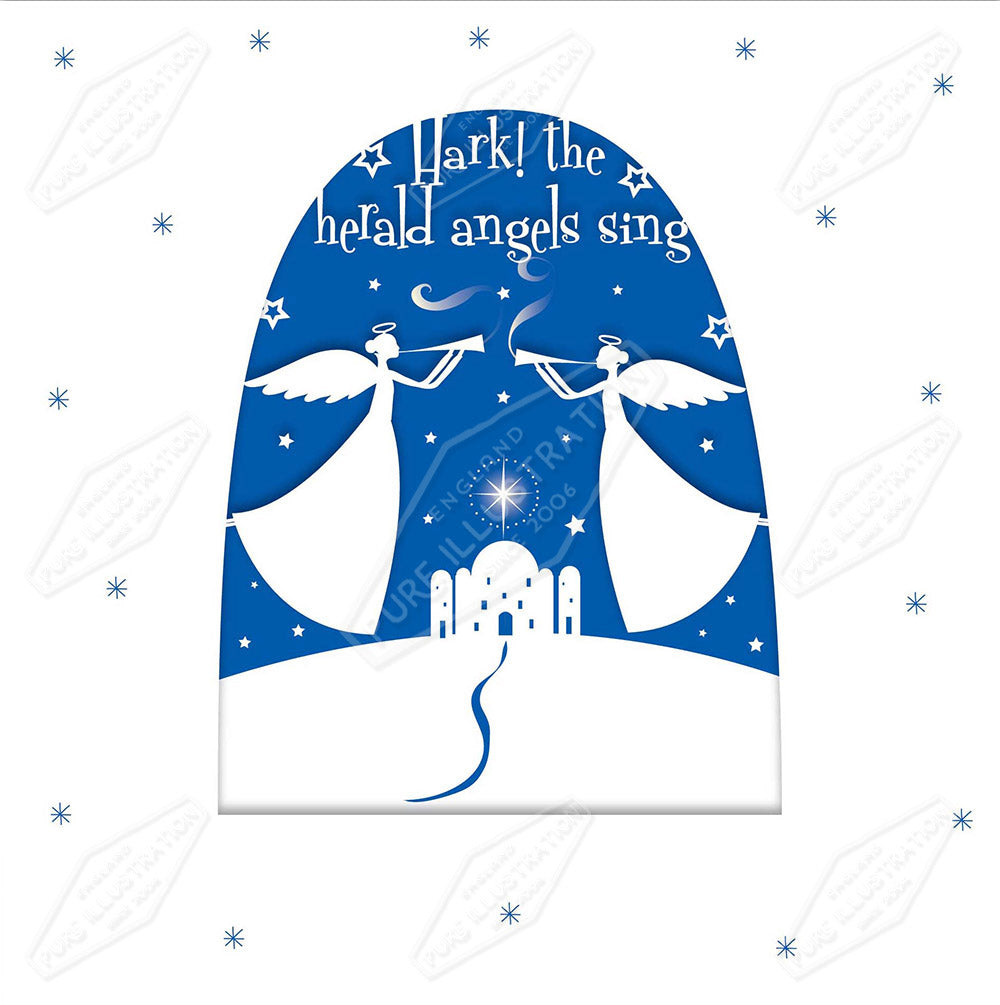 00032097AMC - Amanda McDonough is represented by Pure Art Licensing Agency - Christmas Greeting Card Design