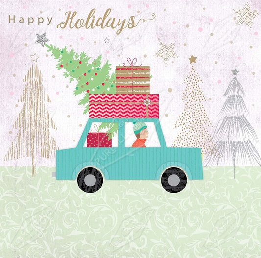 00032099AMC - Amanda McDonough is represented by Pure Art Licensing Agency - Christmas Greeting Card Design
