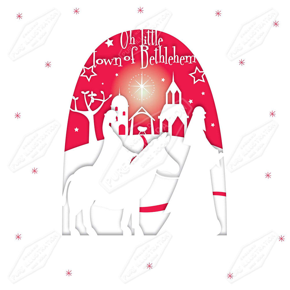 00032103AMC - Amanda McDonough is represented by Pure Art Licensing Agency - Christmas Greeting Card Design