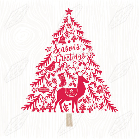 00032122AMC - Amanda McDonough is represented by Pure Art Licensing Agency - Christmas Greeting Card Design