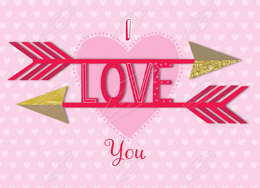 00032124AMC - Amanda McDonough is represented by Pure Art Licensing Agency - Valentine's Day Greeting Card Design