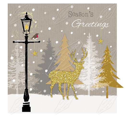 00032131AMC - Amanda McDonough is represented by Pure Art Licensing Agency - Christmas Greeting Card Design