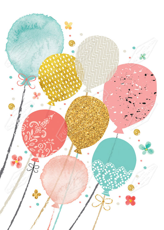 Balloon Party Design by Victoria Marks for Pure Art Licensing Agency & Surface Design Studio