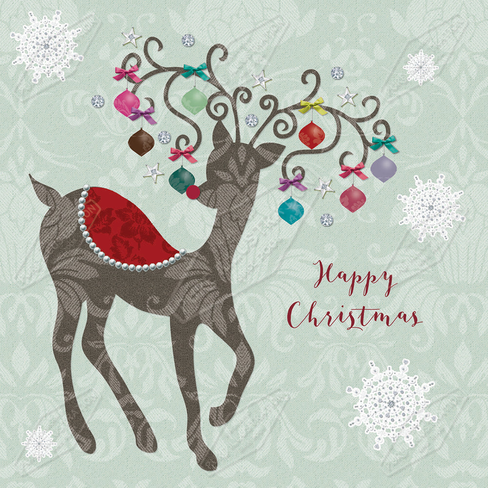 00032195KSP- Kerry Spurling is represented by Pure Art Licensing Agency - Christmas Greeting Card Design