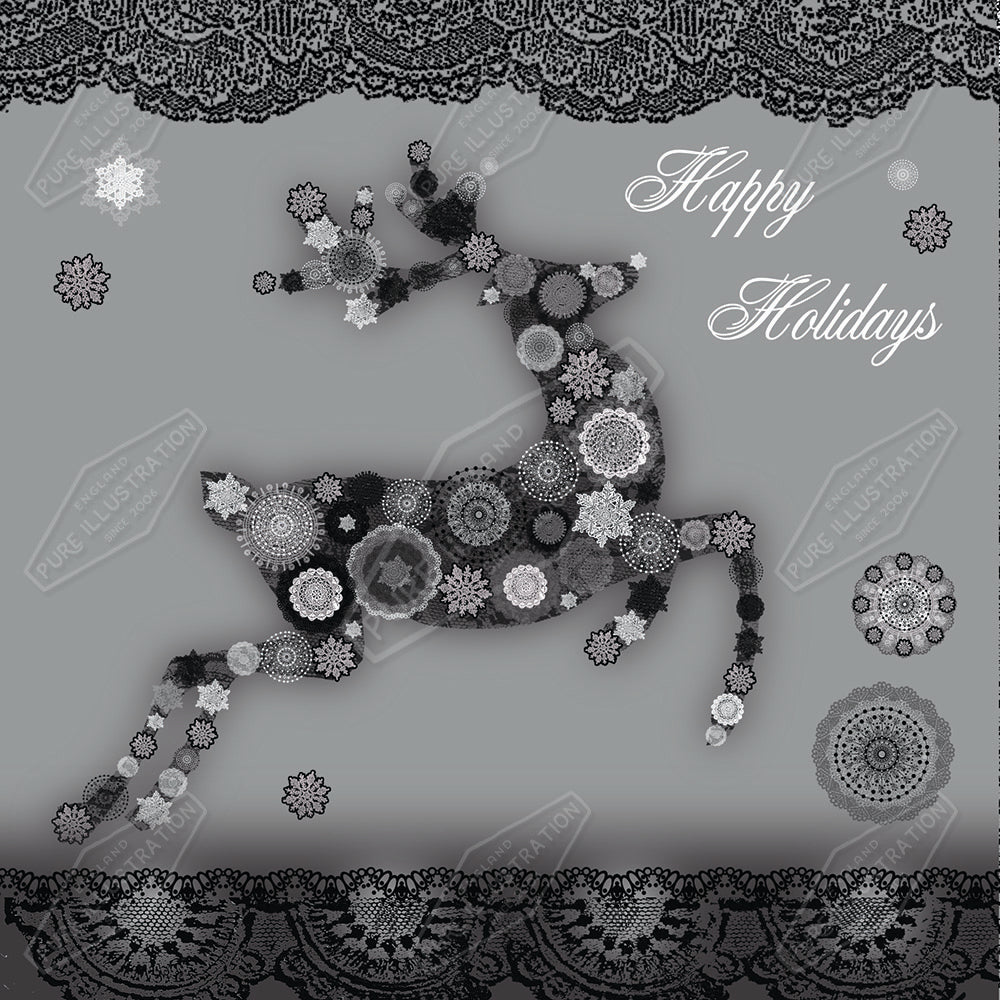 00032214KSP- Kerry Spurling is represented by Pure Art Licensing Agency - Christmas Greeting Card Design
