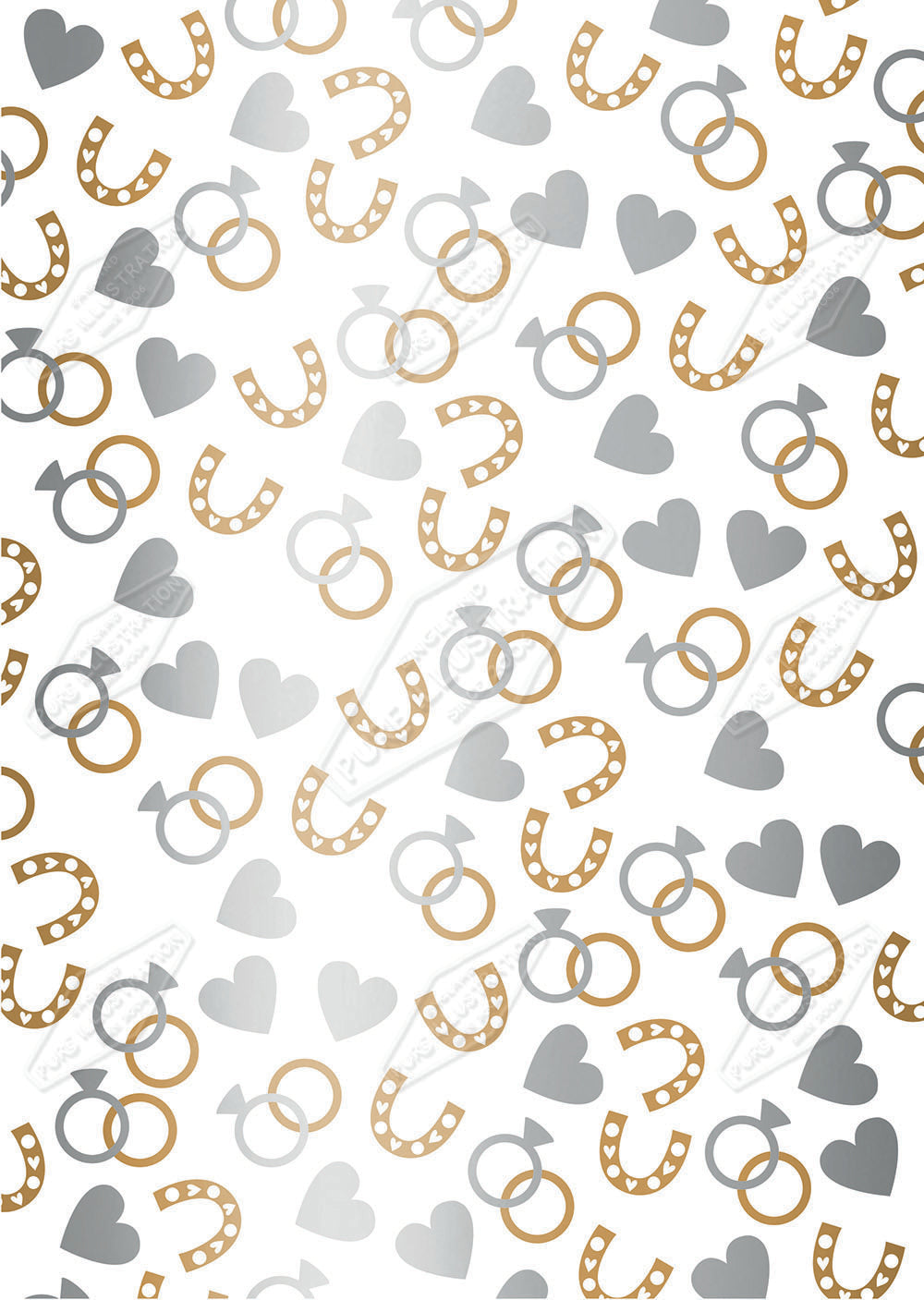00032227KSP- Kerry Spurling is represented by Pure Art Licensing Agency - Wedding Pattern Design