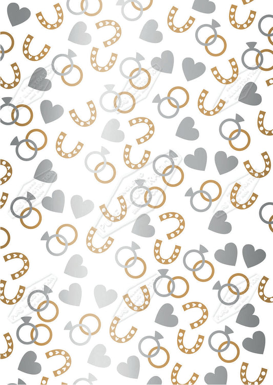 00032227KSP- Kerry Spurling is represented by Pure Art Licensing Agency - Wedding Pattern Design