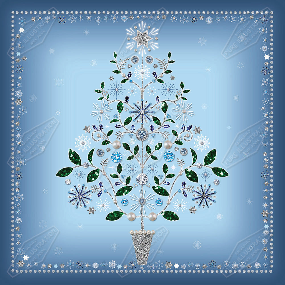 00032235KSP- Kerry Spurling is represented by Pure Art Licensing Agency - Christmas Greeting Card Design