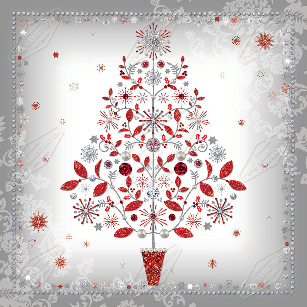 00032236KSP- Kerry Spurling is represented by Pure Art Licensing Agency - Christmas Greeting Card Design