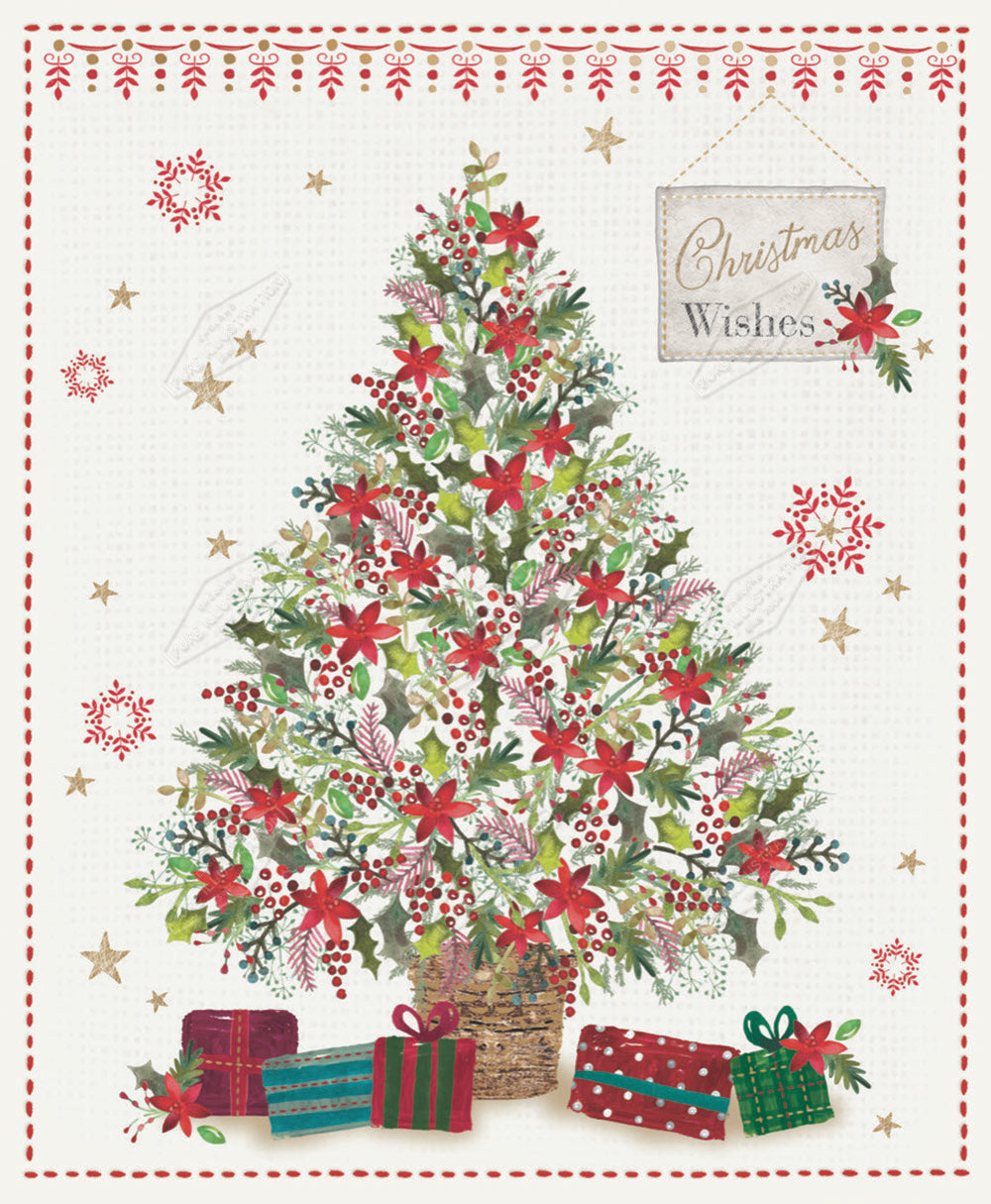 00032243KSP- Kerry Spurling is represented by Pure Art Licensing Agency - Christmas Greeting Card Design
