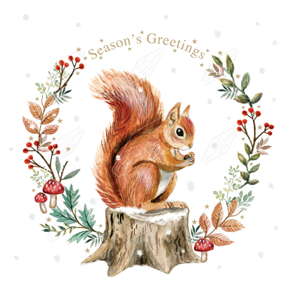 00032253DEV - Deva Evans is represented by Pure Art Licensing Agency - Christmas Greeting Card Design