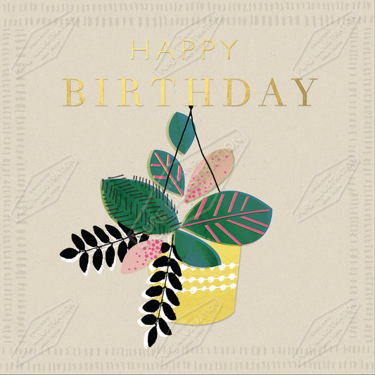 00032304SLA- Sarah Lake is represented by Pure Art Licensing Agency - Birthday Greeting Card Design