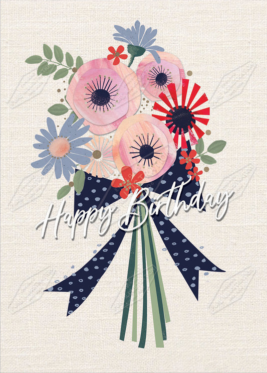 00032401SLA- Sarah Lake is represented by Pure Art Licensing Agency - Birthday Greeting Card Design