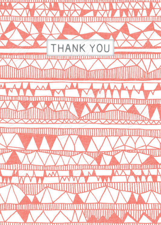 Ethnic Graphic Pattern Thank You Design by Pure Art Licensing Agency & Surface Design Studio