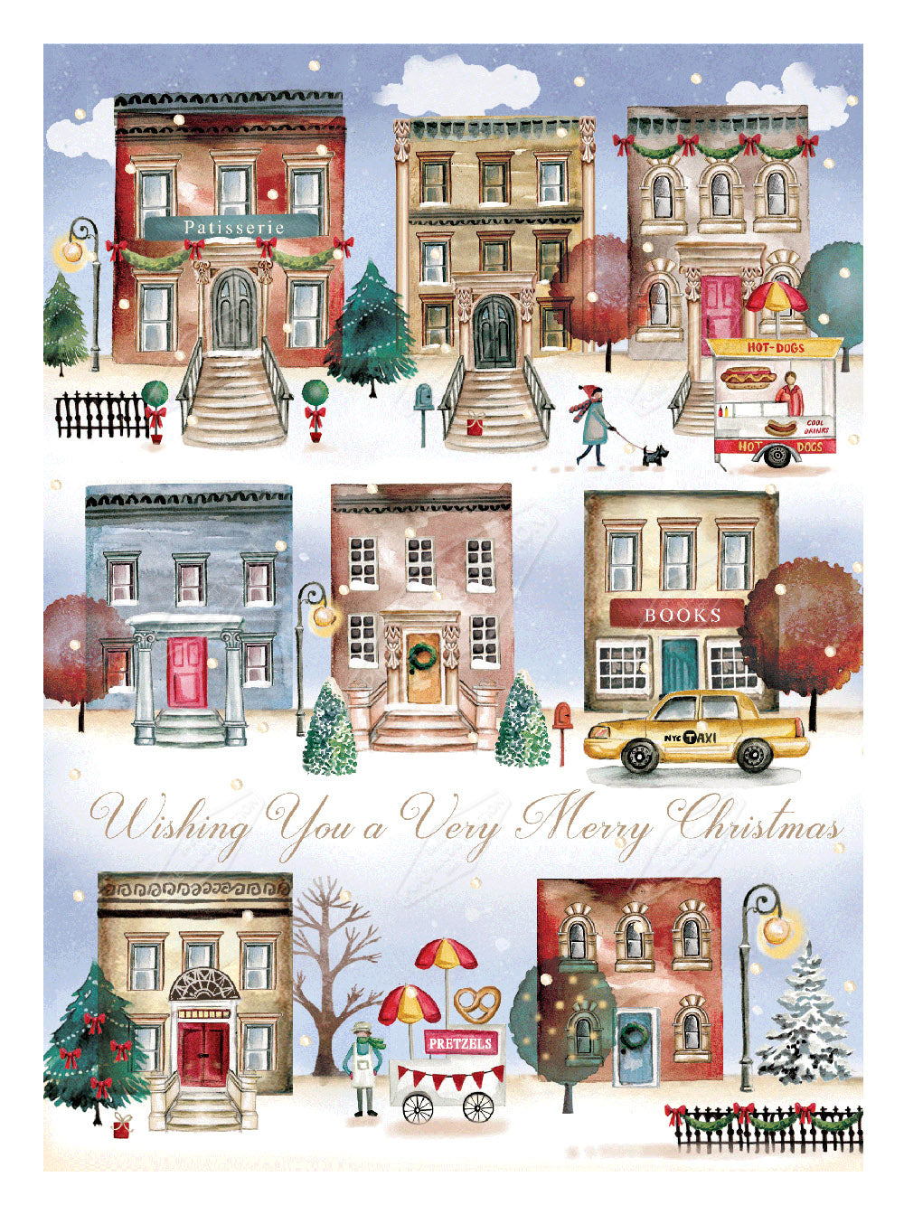 00032647DEV - Deva Evans is represented by Pure Art Licensing Agency - Christmas Greeting Card Design