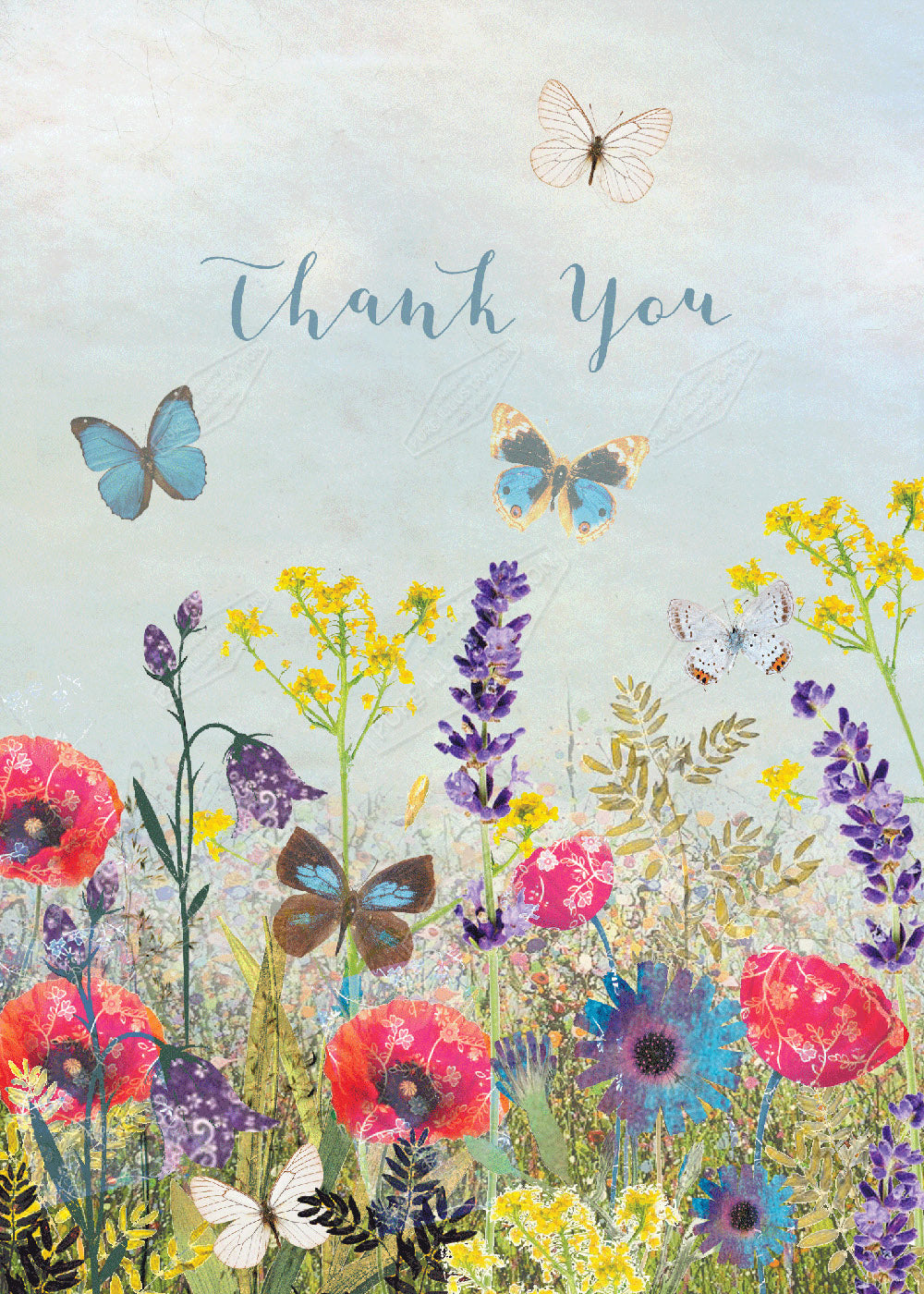 00032651DEV - Deva Evans is represented by Pure Art Licensing Agency - Thank You Greeting Card Design