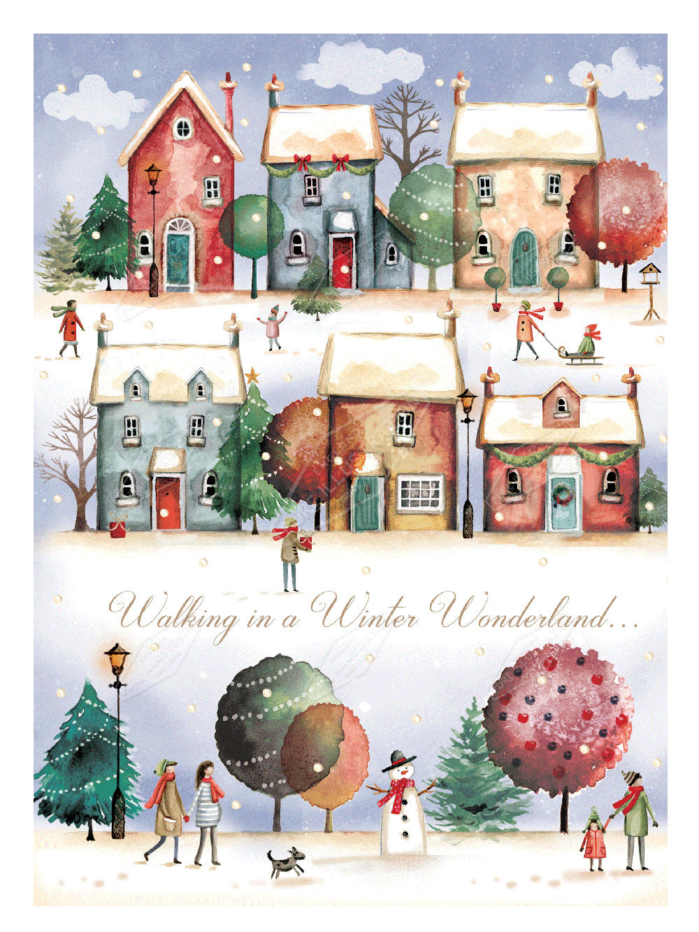 00032652DEV - Deva Evans is represented by Pure Art Licensing Agency - Christmas Greeting Card Design