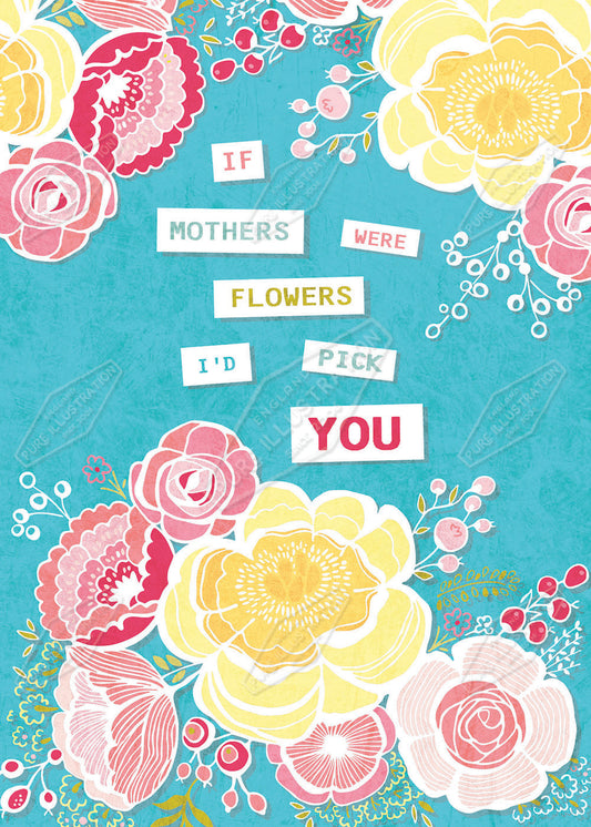 Mother's Day / Birthday Design by Gill Eggleston for Pure Art Licensing Agency & Surface Design Studio