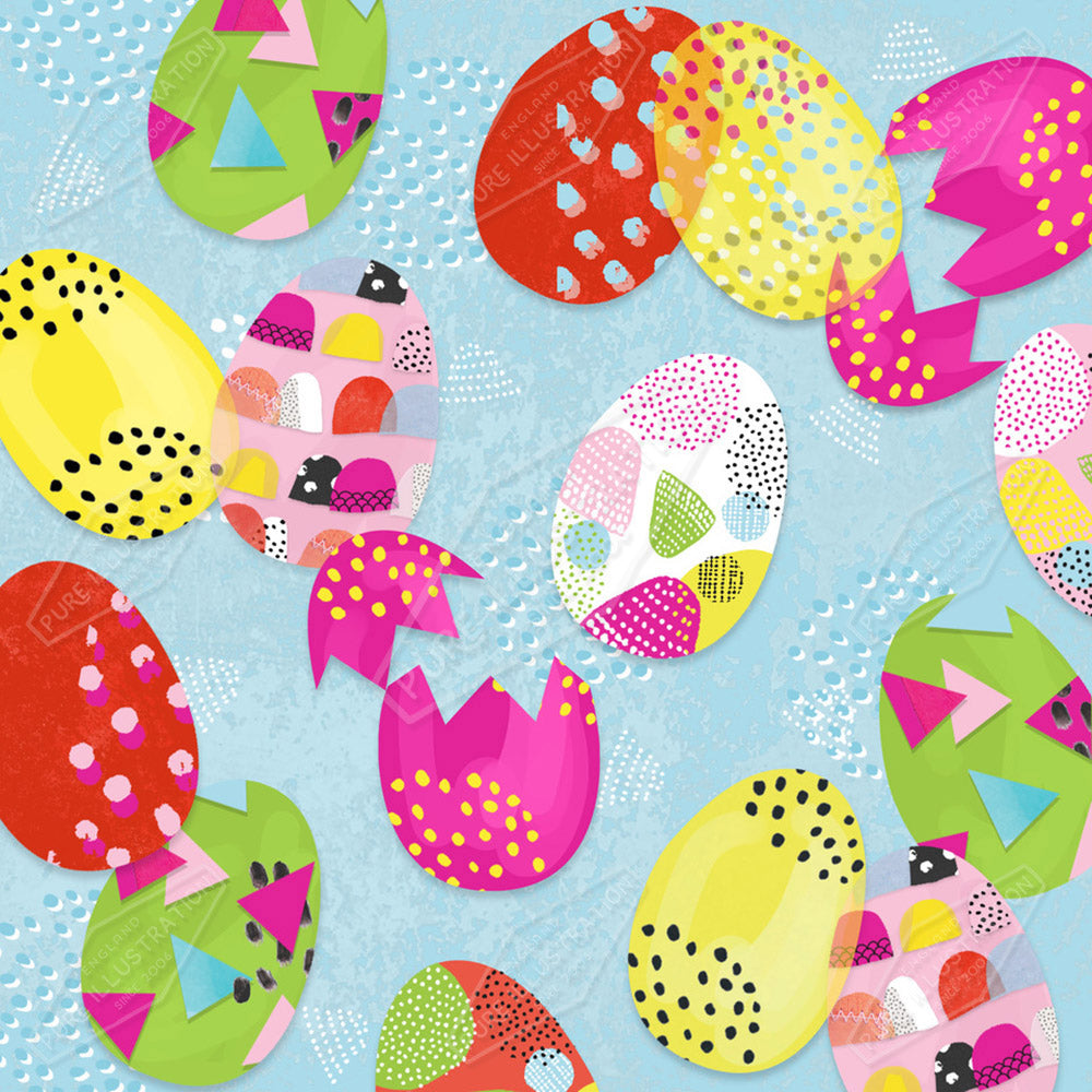 00032726KSP- Kerry Spurling is represented by Pure Art Licensing Agency - Easter Pattern Design