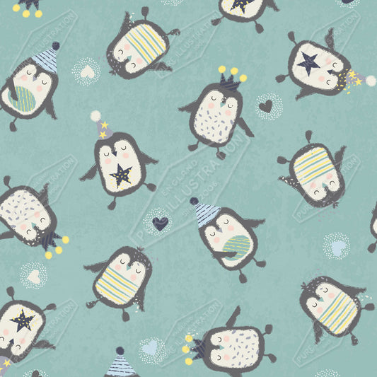 00032728KSP- Kerry Spurling is represented by Pure Art Licensing Agency - Birthday Pattern Design
