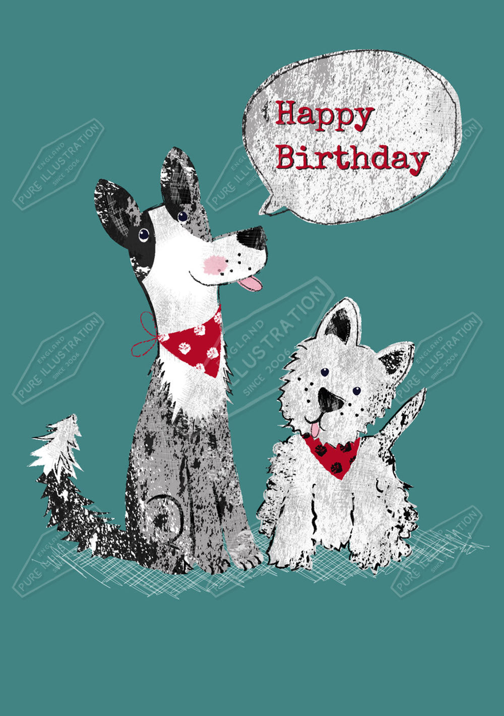 00032731KSP- Kerry Spurling is represented by Pure Art Licensing Agency - Birthday Greeting Card Design